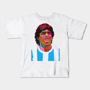 maradona-argentina soccer Kids T-Shirt